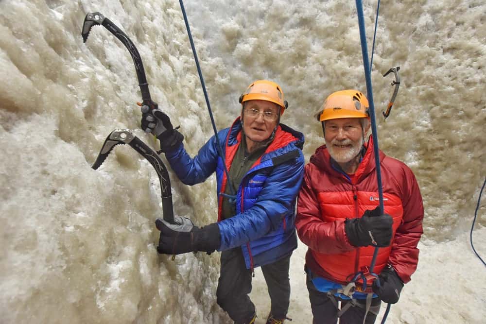Doug-Scott-and-Sir-Chris-Bonington-launch-the-Climb-For-CAN-fundraising-campaign-in-2015-b-002