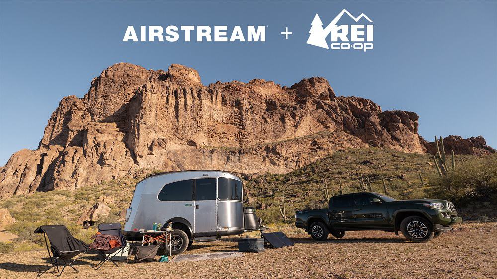 REI co-op airstream travel trailer