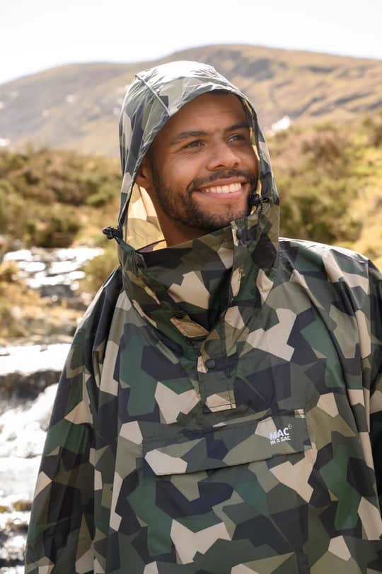 Mac in a Sac Poncho Packable Waterproof Cape