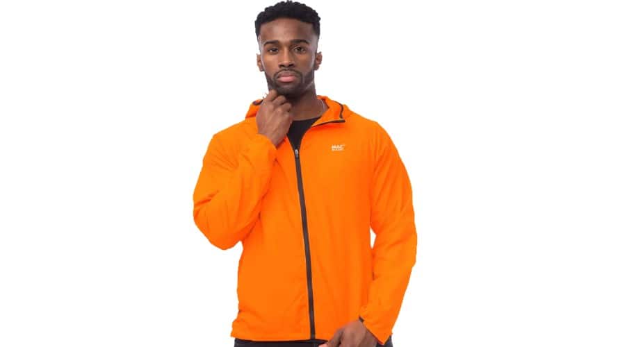 Mac in a Sac Ultra Packable Running Jacket neon orange