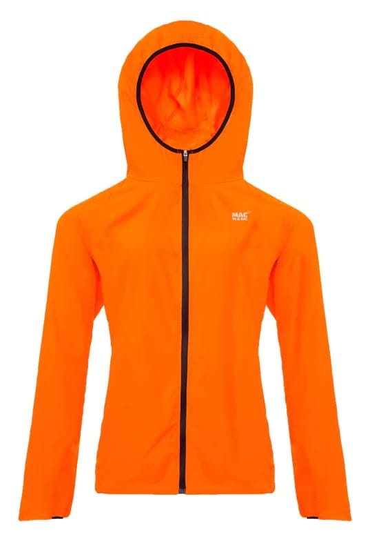 Mac in a Sac Ultra Packable Running Jacket neon orange
