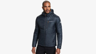 Eddie Bauer Men's Microtherm 2 Down Hooded Jacket