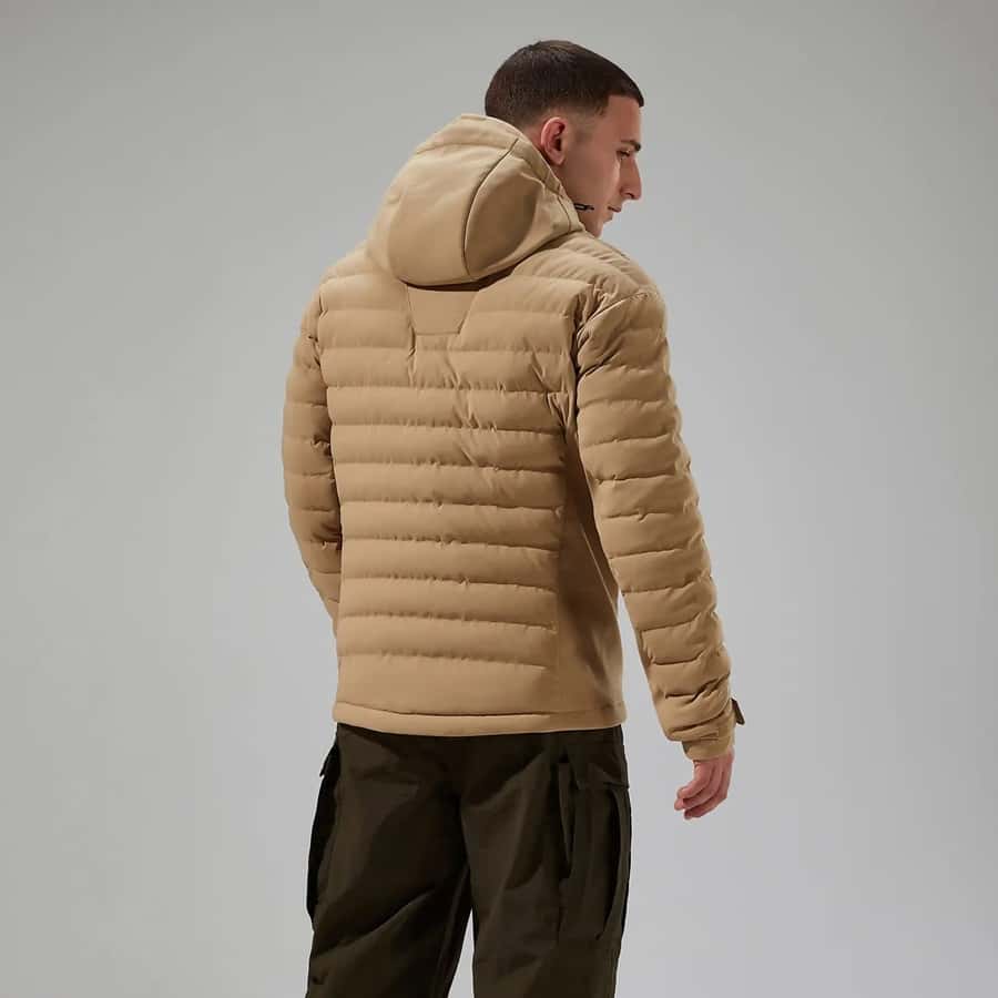 Berghaus Men's Theran Hybrid Hooded Insulated Jacket – Natural