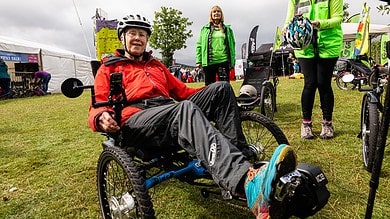 Enjoying the Accessible Adventure Zone at Keswick Mountain Festival