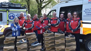 Grubs supplies Bolton Mountain Rescue Team with essential footwear