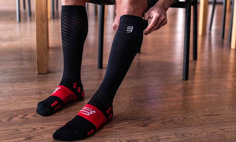 Compressport Full Socks Recovery Black