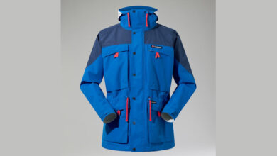 Berghaus Unisex Mera Peak 2000 Waterproof Jacket – Blue