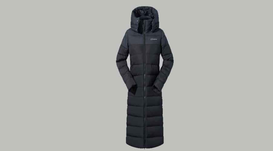 Berghaus Women's Embo 4 in1 Down Insulated Long Jacket – Black