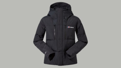 Berghaus Women's Saffren Hooded Down Insulated Jacket – Black