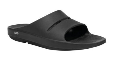 OOFOS Men's OOahh Slide Sandal - Black