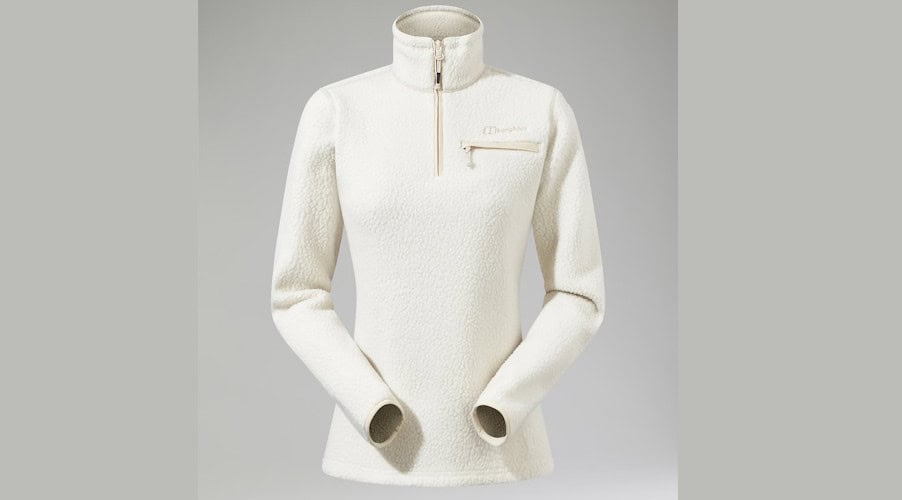 Berghaus Women's Darria Half Zip Fleece – Natural