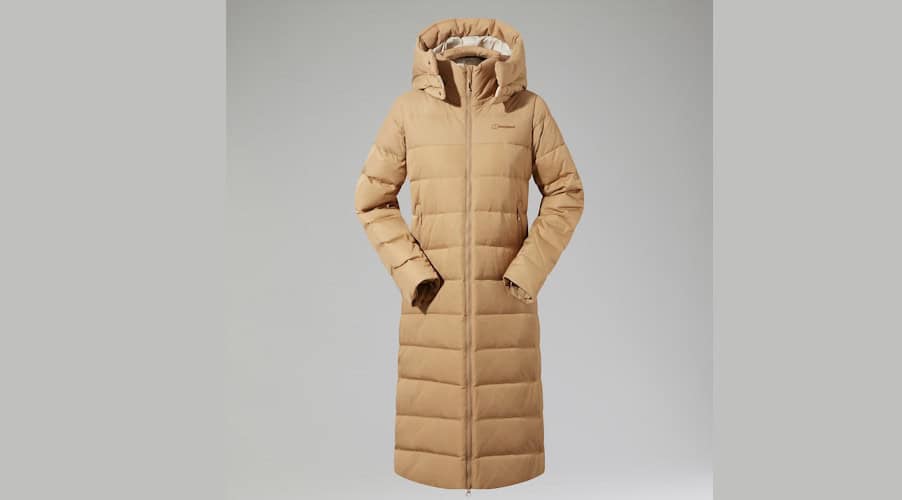Berghaus Women's Embo 4in1 Down Insulated Long Jacket – Natural