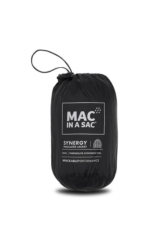 Mac in a Sac Synergy Packable Men's Insulated Jacket Jet Black 3