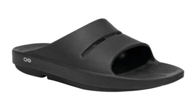 OOFOS Women's OOahh Slide Sandal – Black
