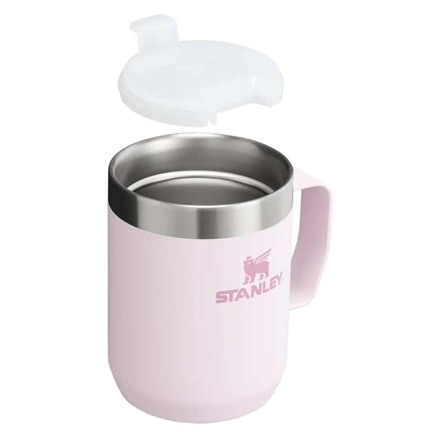 Stanley Stay Hot Camp Mug 0.23L in Rose Quartz