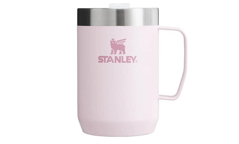Stanley Stay Hot Camp Mug 0.23L in Rose Quartz
