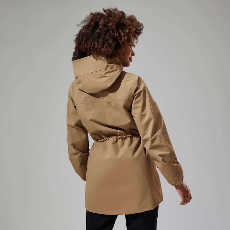 Women's Swirlhow Hooded Waterproof Jacket – Turquoise Red