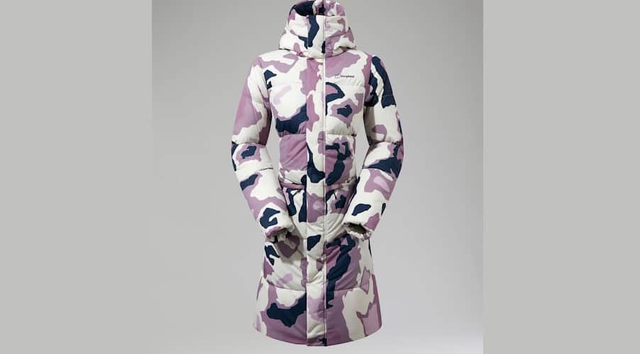 Berghaus Women's Combust Reflect Long Insulated Jacket - Purple Natural