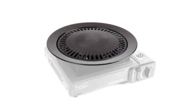 Bright Spark Non Stick Hubcap Table Top BBQ Plate