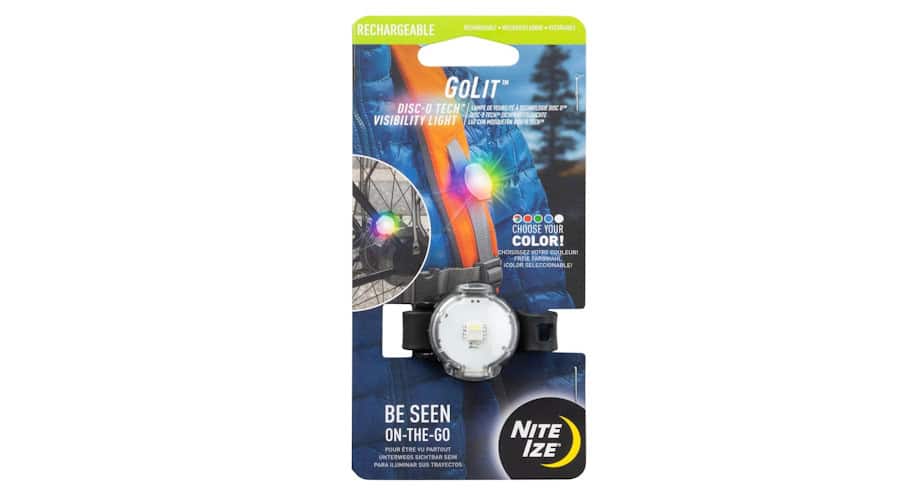 Nite Ize GoLit Rechargeable Visibility Light - Disc-O Tech