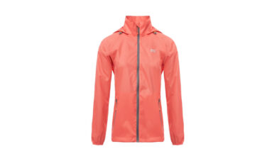 Target Dry Mac in a Sac Origin Unisex Waterproof Packaway Jacket - Coral