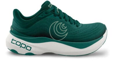 Breathable outdoor running shoe with enhanced grip and lightweight support for outdoor adventures.