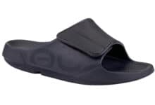 OOFOS Men's OOahh Sport Flex Slide Sandal - Matt Black