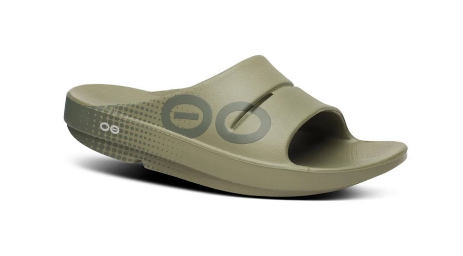 OOFOS Men's OOahh Sport Slide Sandal - Foliage Matrix