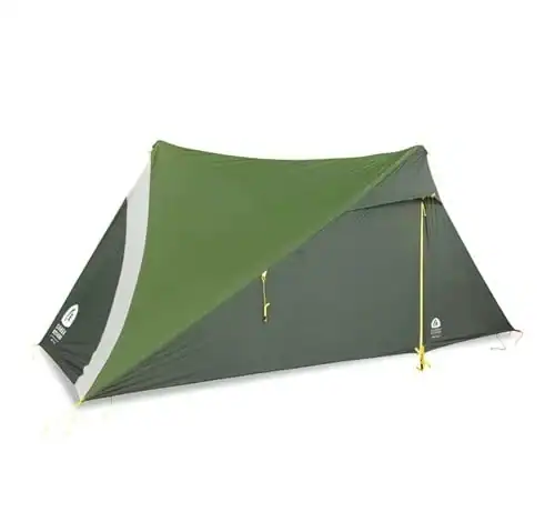 Lightweight outdoor camping tent for backpacking and hiking adventures.