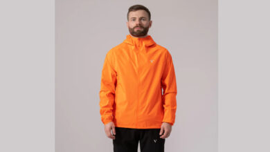 Mac in a Sac Men's Running Jacket – Neon Orange