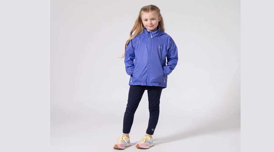 Mac in a Sac Origin Mini Packable Waterproof Kids Jacket - Ultraviolet