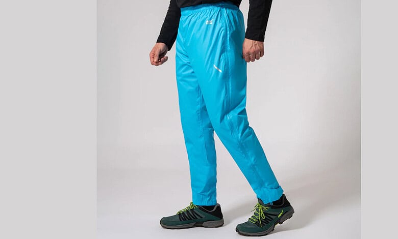 Mac in a Sac Origin Packable Full Zip Waterproof Overtrousers - Neon Blue