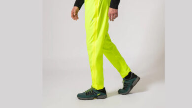 Mac in a Sac Origin Packable Full Zip Waterproof Overtrousers - Neon Yellow