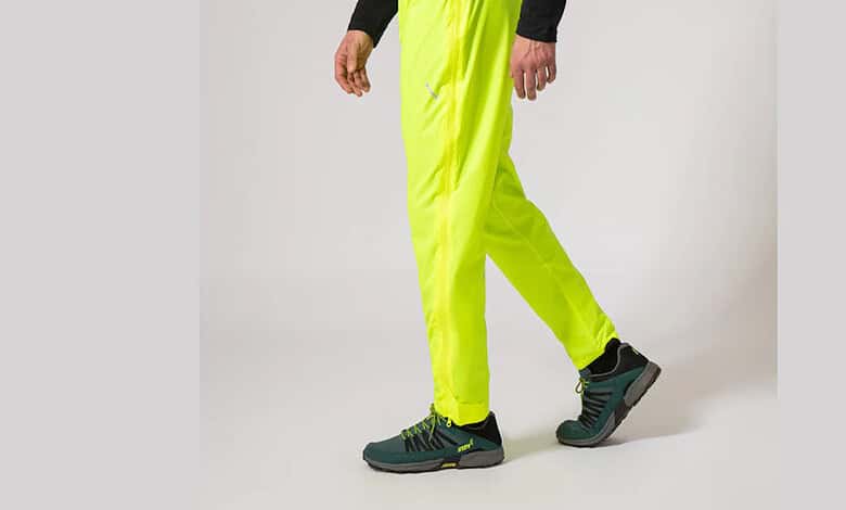 Mac in a Sac Origin Packable Full Zip Waterproof Overtrousers - Neon Yellow