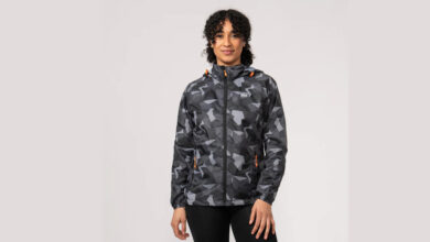 Mac in a Sac Origin Packable Waterproof Jacket - Black Camo Tonal Zip