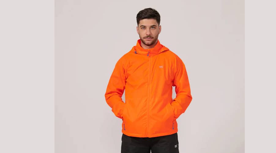 Mac in a Sac Origin Packable Waterproof Jacket - N Neon Orange Tonal Zip