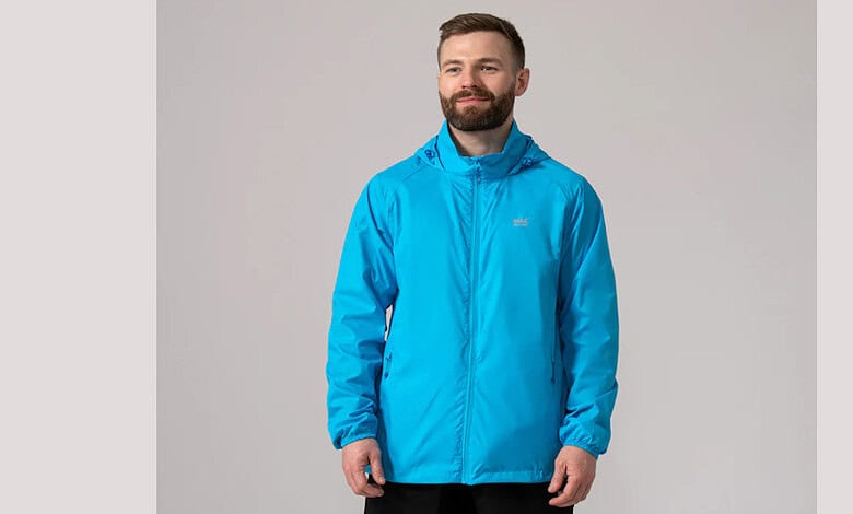 Mac in a Sac Origin Packable Waterproof Jacket - Neon Blue Tonal Zip