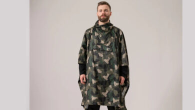 Mac in a Sac Poncho Packable Waterproof Cape – Green Camo