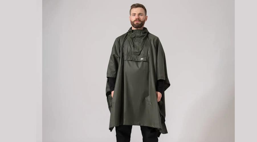 Mac in a Sac Poncho Packable Waterproof Cape – Khaki