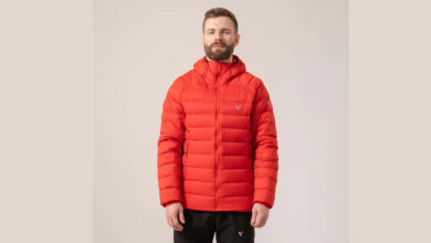 Mac in a Sac Summit – Men’s Packable Down Filled Insulated Jacket – Flame
