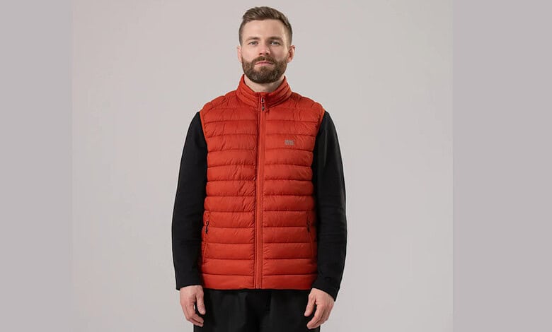 Mac in a Sac Synergy Men's Insulated Gilet - Burnt Orange