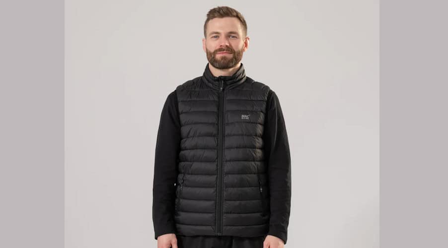 Mac in a Sac Synergy Men's Insulated Gilet - Jet Black