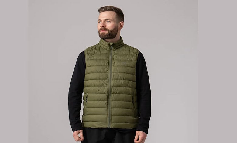 Mac in a Sac Synergy Men's Insulated Gilet - Khaki