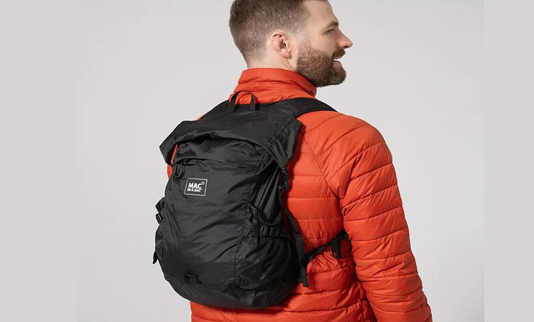 Mac in a Sac Travelite Packable Waterproof Backpack - Jet Black