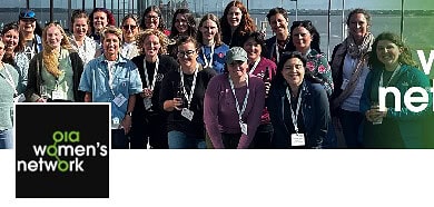 Diverse women’s networking event at Outdoor Insight conference in outdoor industry.