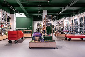 Versatile outdoor gear shop with hiking, camping, and adventure equipment and apparel.