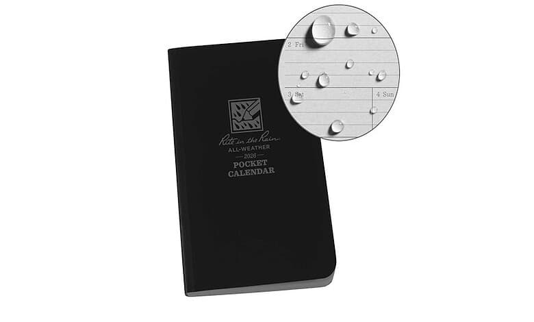 Rite in the Rain 2026 Pocket Calendar