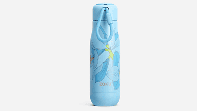 Zoku 12oz Stainless Steel Bottle - Sky Lily