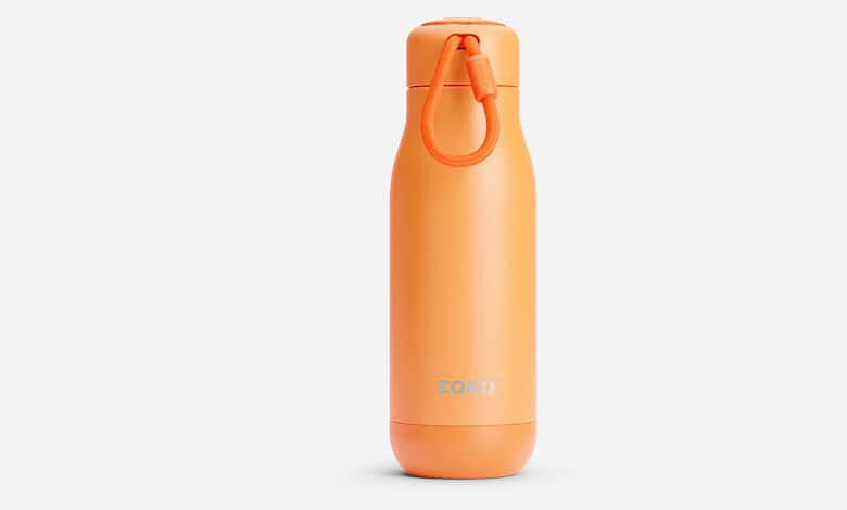 Zoku 18oz Stainless Steel Bottle – Orange