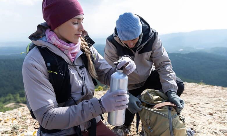 A person and person holding a bottle AI-generated content may be incorrect.
